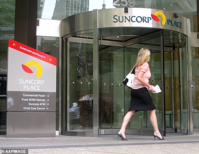 The couple said they are considering suing their bank, Suncorp (above), after the lack of 