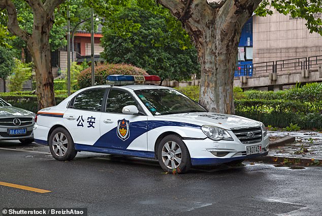 Melbourne vehicles share similar markings to real police cars like this one seen here in Hangzhou, China