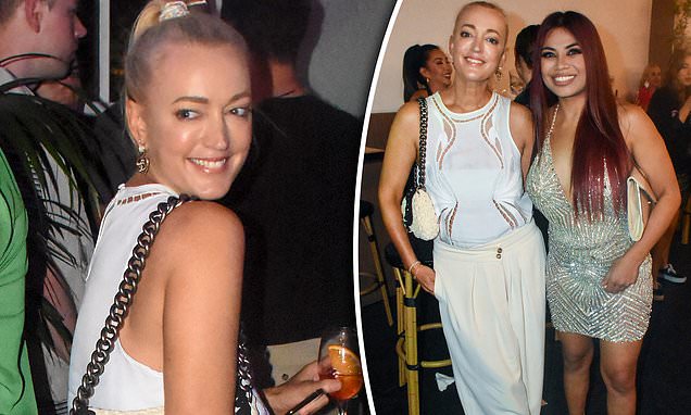 Jackie O flaunts her weight loss while partying with reality stars
